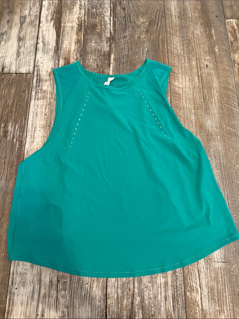 lululemon athletica Green Sleeveless Performance Tank